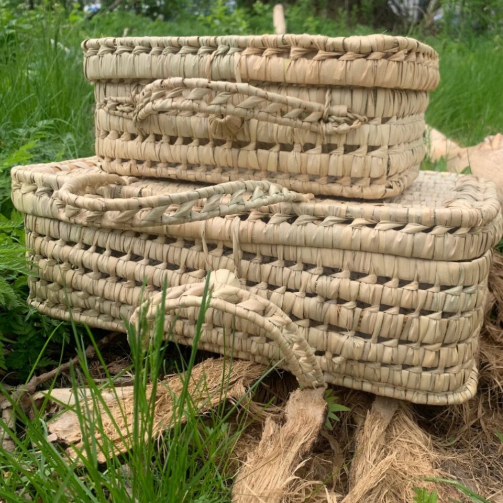 Set of 2 picnic baskets or storage baskets - Picture 4 of 10
